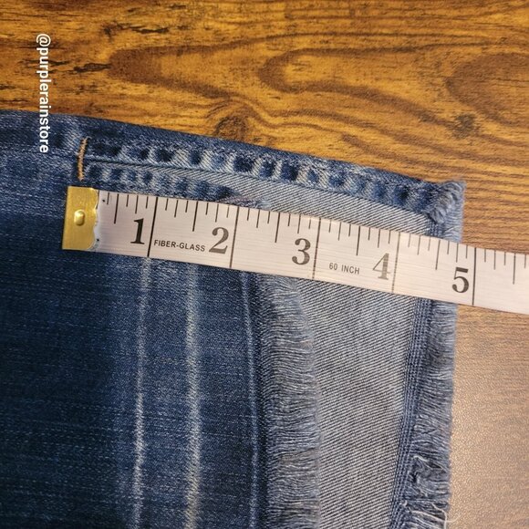 Blanknyc intro Jeans 29 Mid Rise Skinny Tummy Control Raw Step Hem Medium Light - Picture 11 of 14